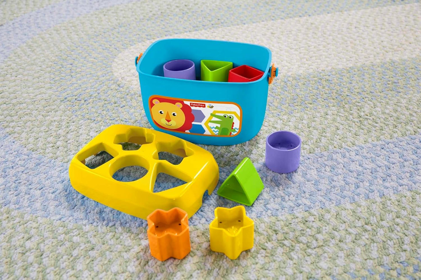 Baby’s First Blocks Shape Sorter – 10-Piece Stacking & Sorting Toy for Early Learning – Educational Toy for Babies 6+ Months
