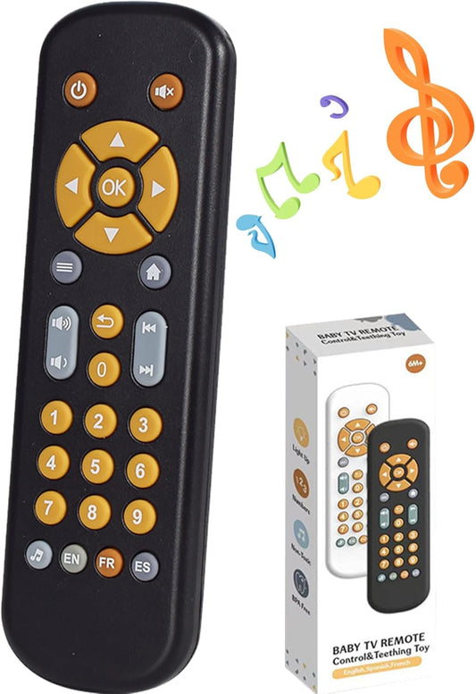 Baby Remote Control Toy – Interactive Learning Toy with Light & Sound – Educational Pretend Play Toy for Babies & Toddlers