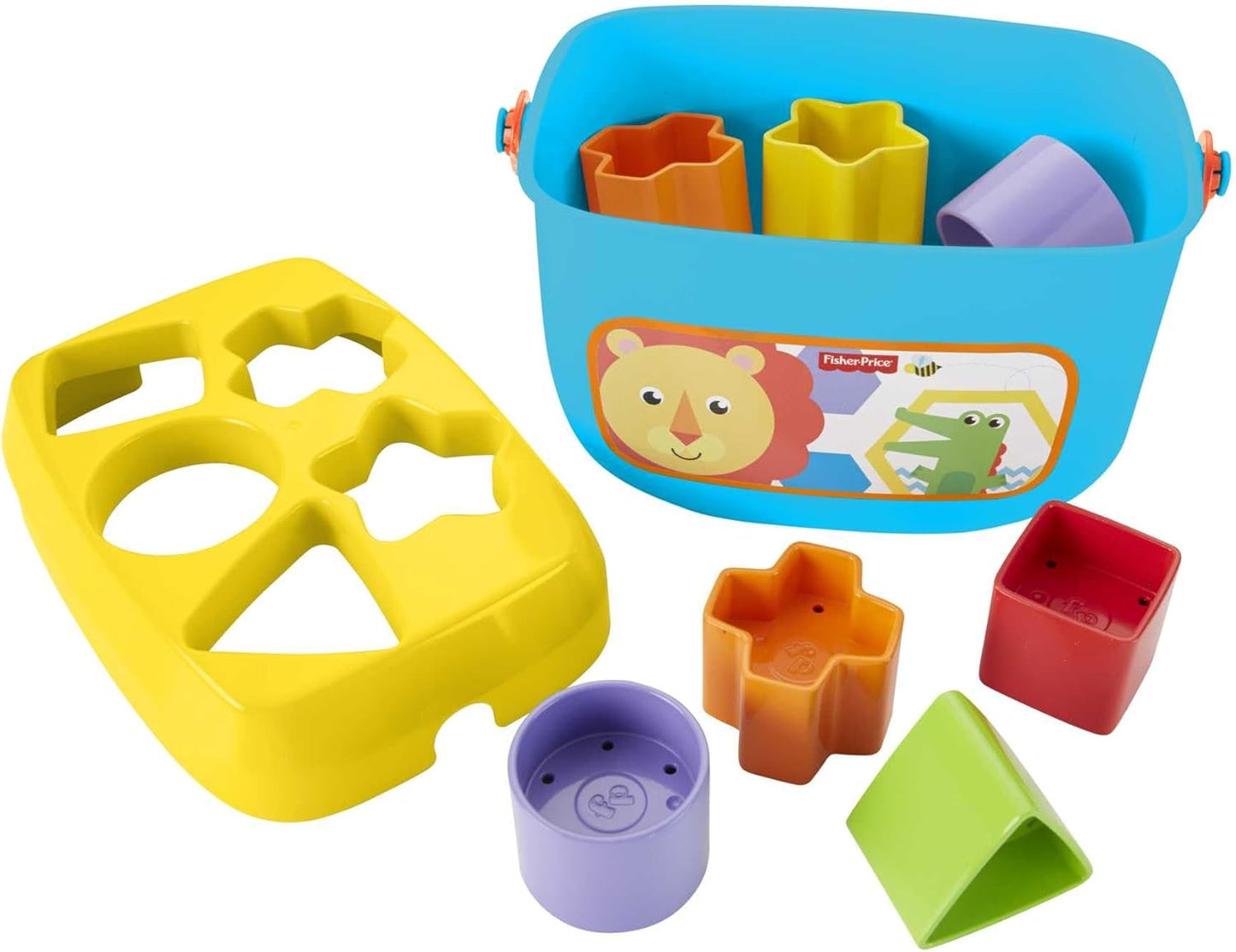 Baby’s First Blocks Shape Sorter – 10-Piece Stacking & Sorting Toy for Early Learning – Educational Toy for Babies 6+ Months