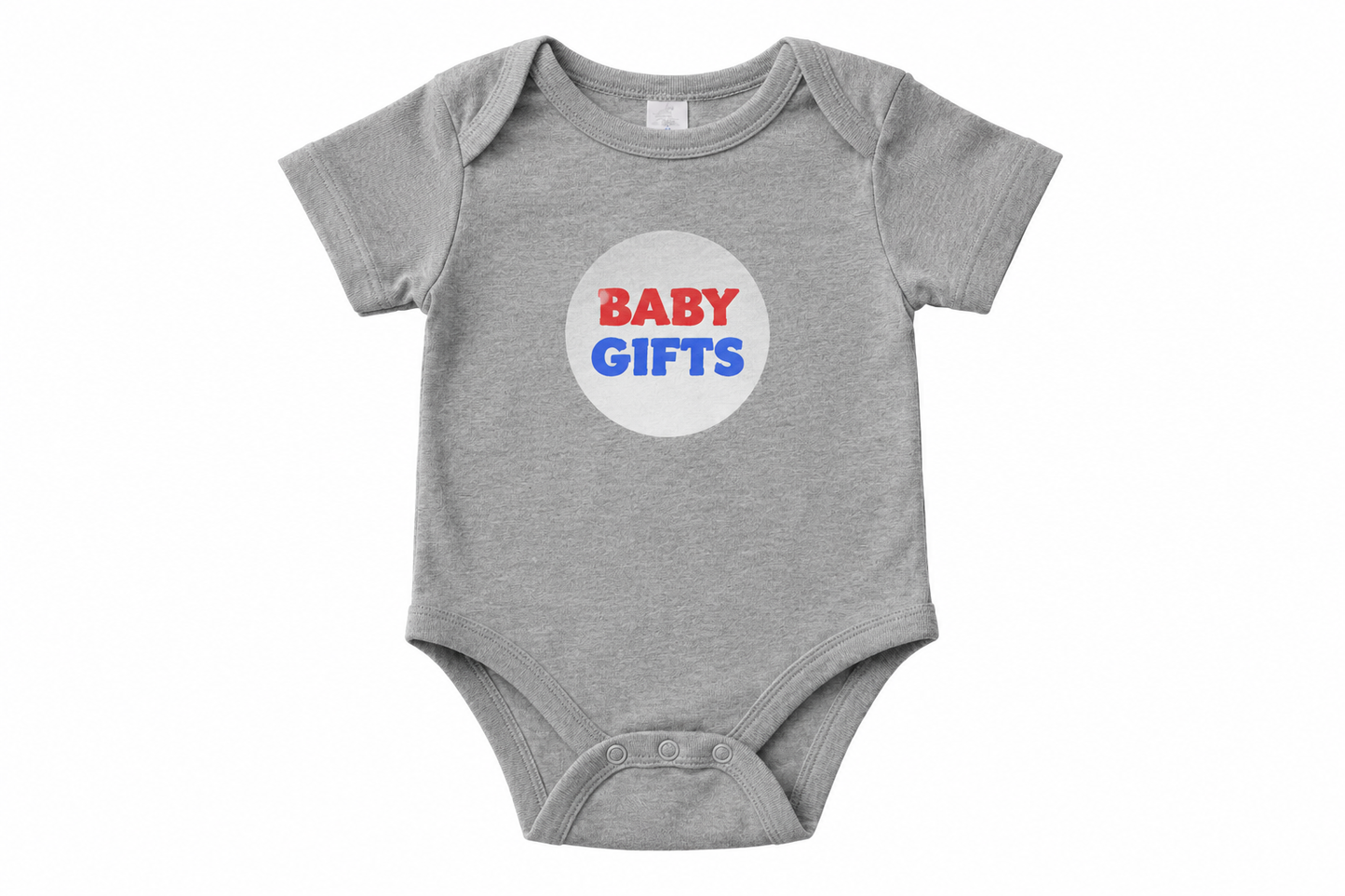 Baby Gifts Baby Bodysuit – Soft Cotton Short Sleeve Baby Onesie Grey